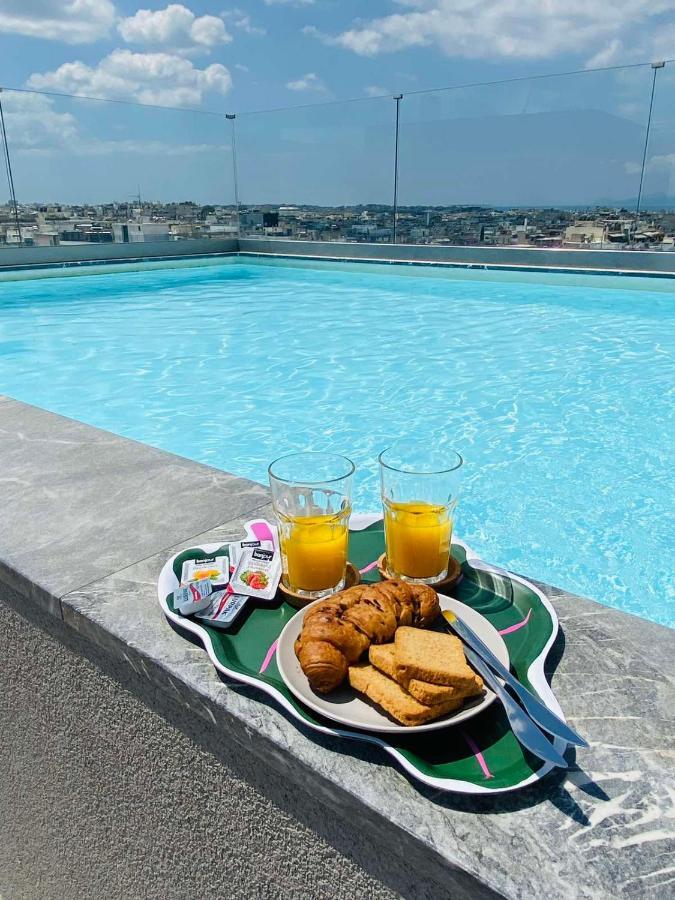New 2Bd Aprt With Shared Rooftop Pool E2 Athen Exterior foto