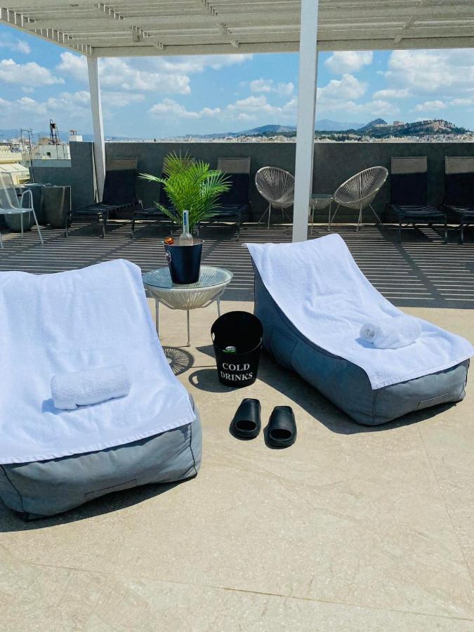 New 2Bd Aprt With Shared Rooftop Pool E2 Athen Exterior foto