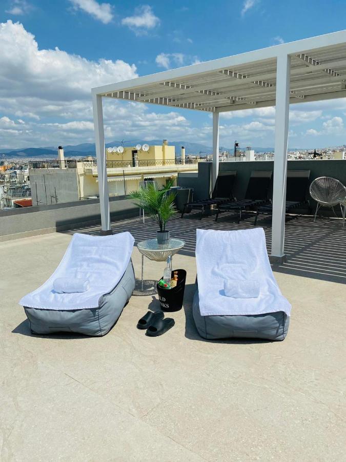 New 2Bd Aprt With Shared Rooftop Pool E2 Athen Exterior foto